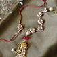 KUBERA LUMBA RAKHI SET- RED