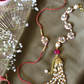 KUBERA LUMBA RAKHI SET- RED
