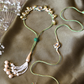 GREEN GHUNGAROO THREAD RAKHI & LUMBA SET