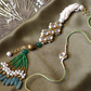 KASHTI LUMBA BRACELET RAKHI SET- GREEN