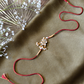 BHAIYA POLKI RAKHI- RED & WHITE