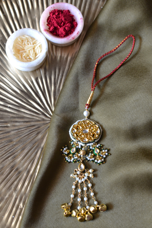 KUNDAN BHABHI LUMBA RAKHI- RED