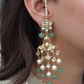 HONEYSUCKLE POLKI EARRINGS