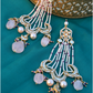 CHANDRIKA JHOOMAR EARRINGS- PINK