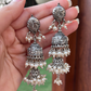 SARA ALI KHAN- PEACOCK DHOLKI EARRINGS