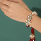 KASHTI LUMBA BRACELET RAKHI SET- RED