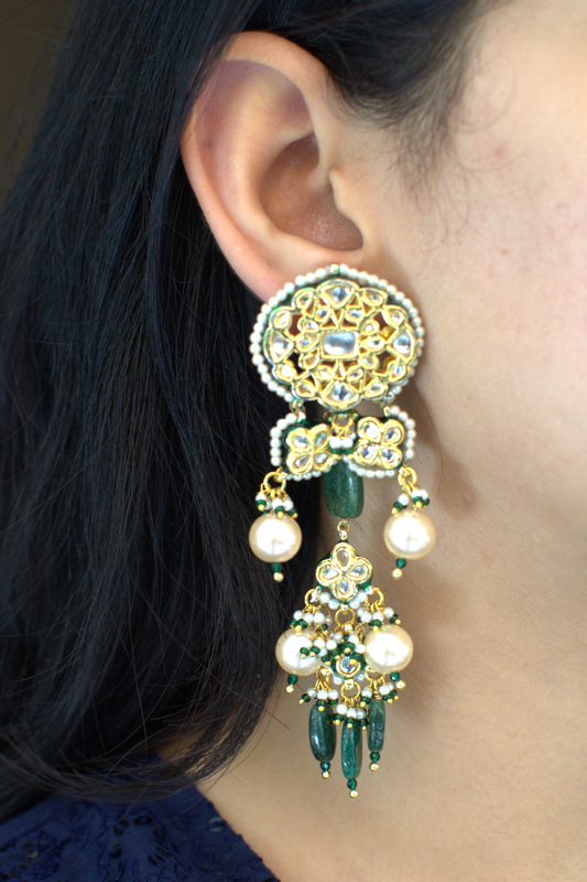 KUNDANKARI EARRINGS