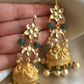 POLKI PEARL JHUMKIS