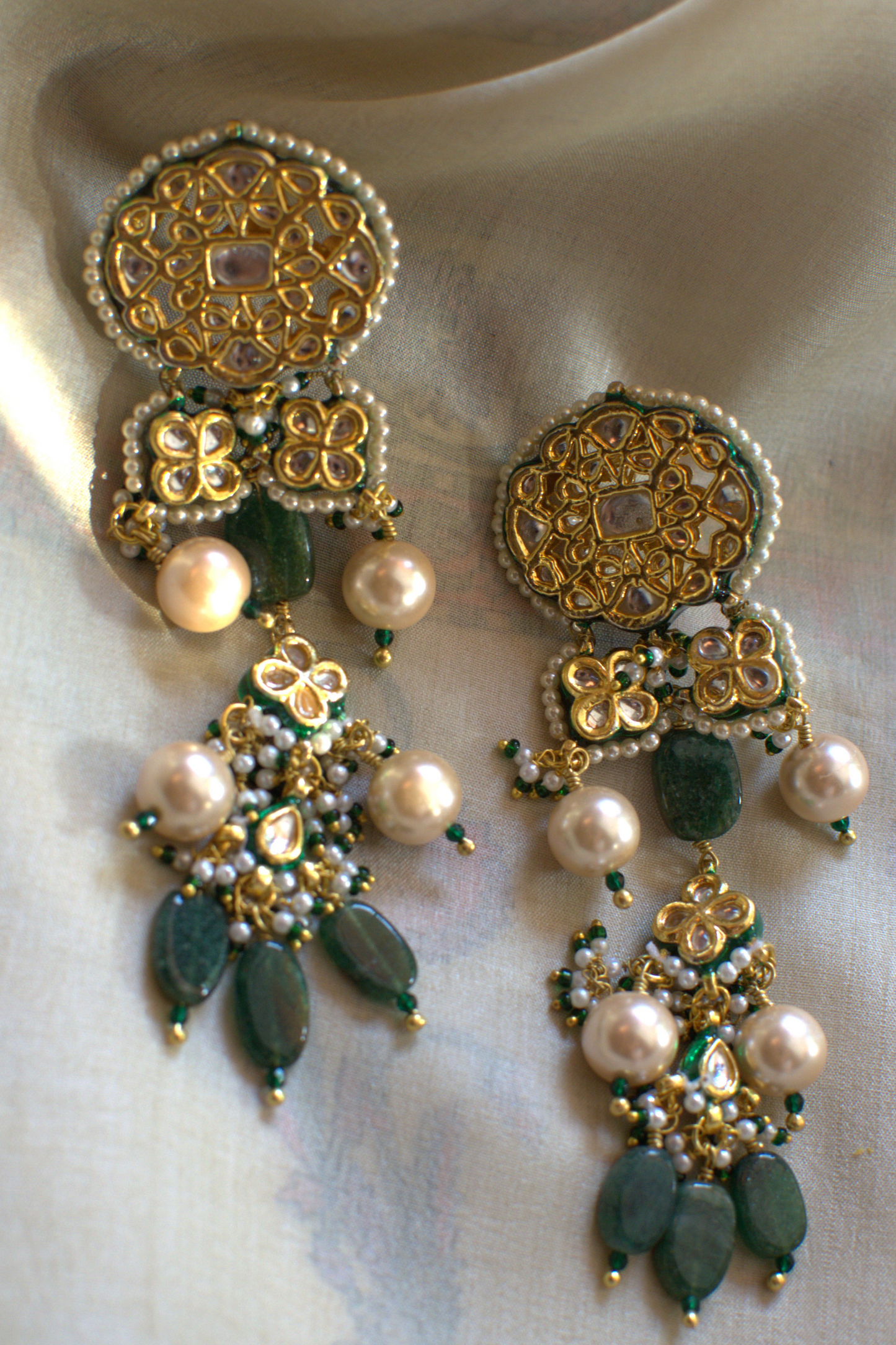 KUNDANKARI EARRINGS