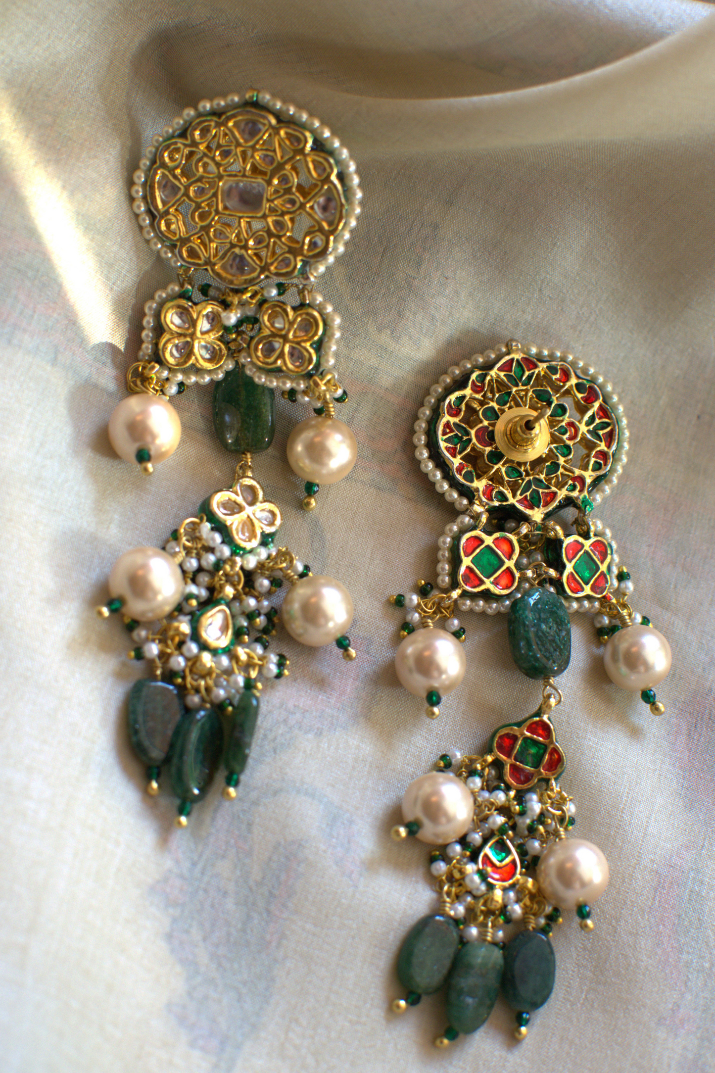 KUNDANKARI EARRINGS