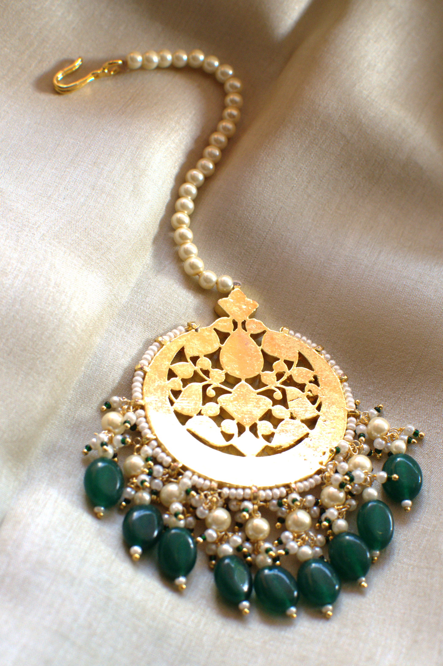 BRIDAL MANGTIKA- EMERALD GREEN