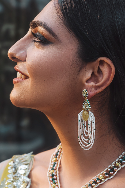 GHOOMAR CITRINE EARRINGS