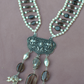 SMOKEY QUARTZ ELEPHANT PENDANT NECKLACE