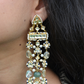 POINTED POLKI JAALI EARRINGS