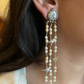 JAALI THREE LINE BIRD EARRINGS