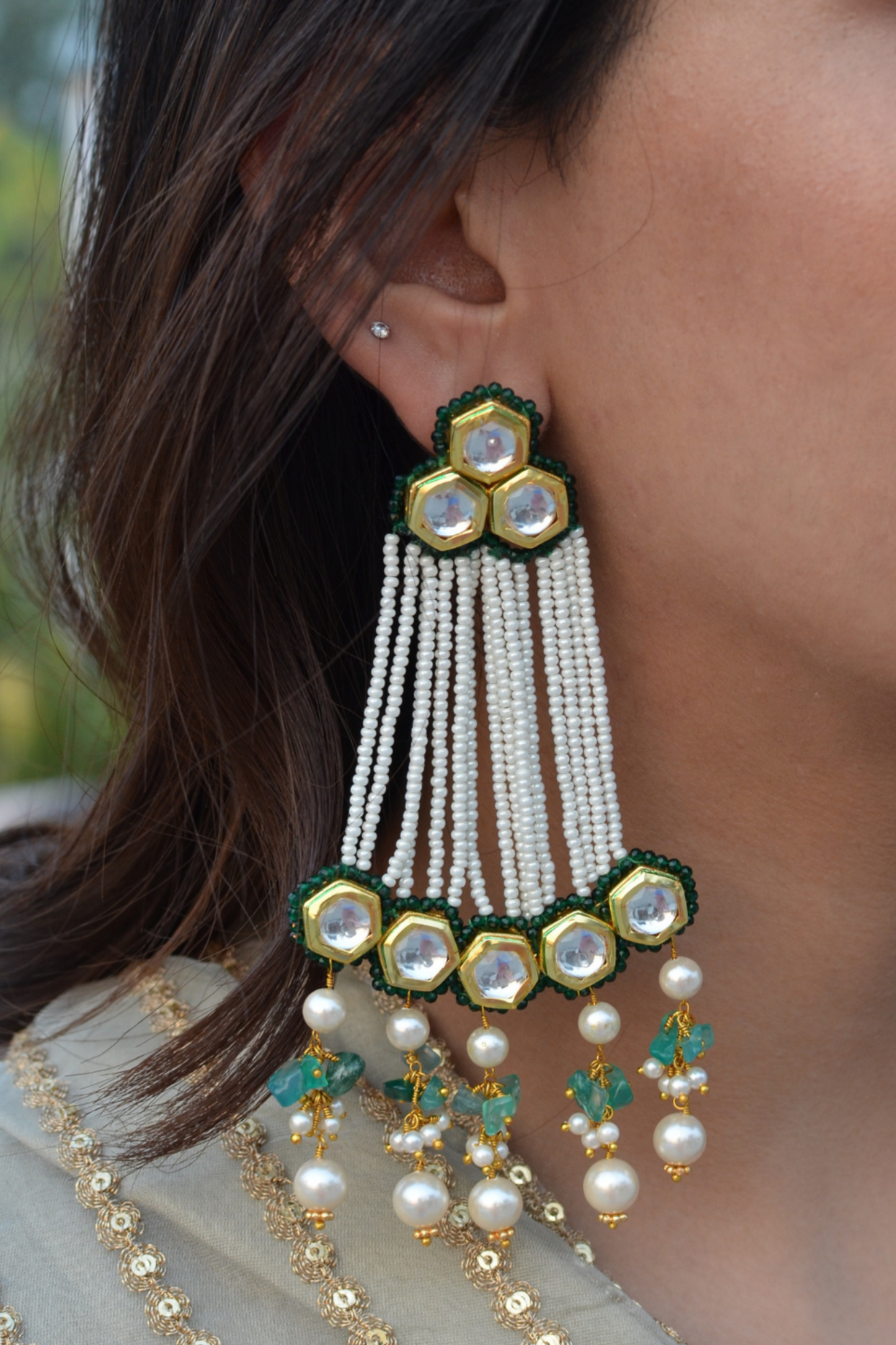 PASSA POLKI EARRINGS