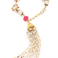 KUBERA TASSEL BRACELET- RED