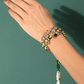 HONEYCOMB GREEN POCHI LUMBA BRACELET