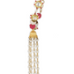 KUBERA TASSEL BRACELET- RED