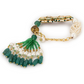 KASHTI TASSEL BRACELET- GREEN