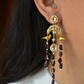 LOVEBIRDS POLKI EARRINGS- RUBY