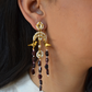 LOVEBIRDS POLKI EARRINGS- RUBY