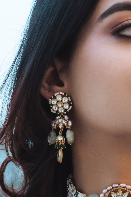 FLOWER SAMUDRI EARRINGS