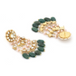 PUSHP PASSA EARRINGS- FOREST GREEN