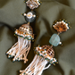 DIAMANTÉ CROWN SAGE TASSEL JHUMKIS