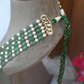 GROOM'S 5 LAYERED WEDDING MALA - SAGE GREEN COLOUR