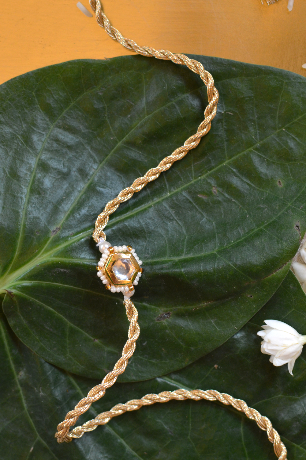 GHUNGAROO BHABHI LUMBA BRACELET & BHAIYA RAKHI SET