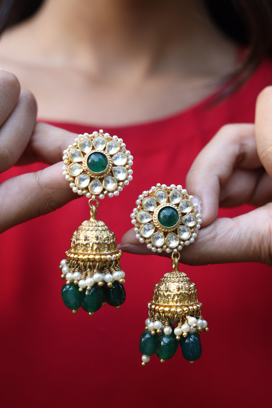 FIGURE PEARL TUMBLE JHUMKIS