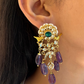 BIRD AMETHYST EARRINGS