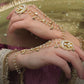 MOTI LADI RING HATHPHOOL (PAIR)