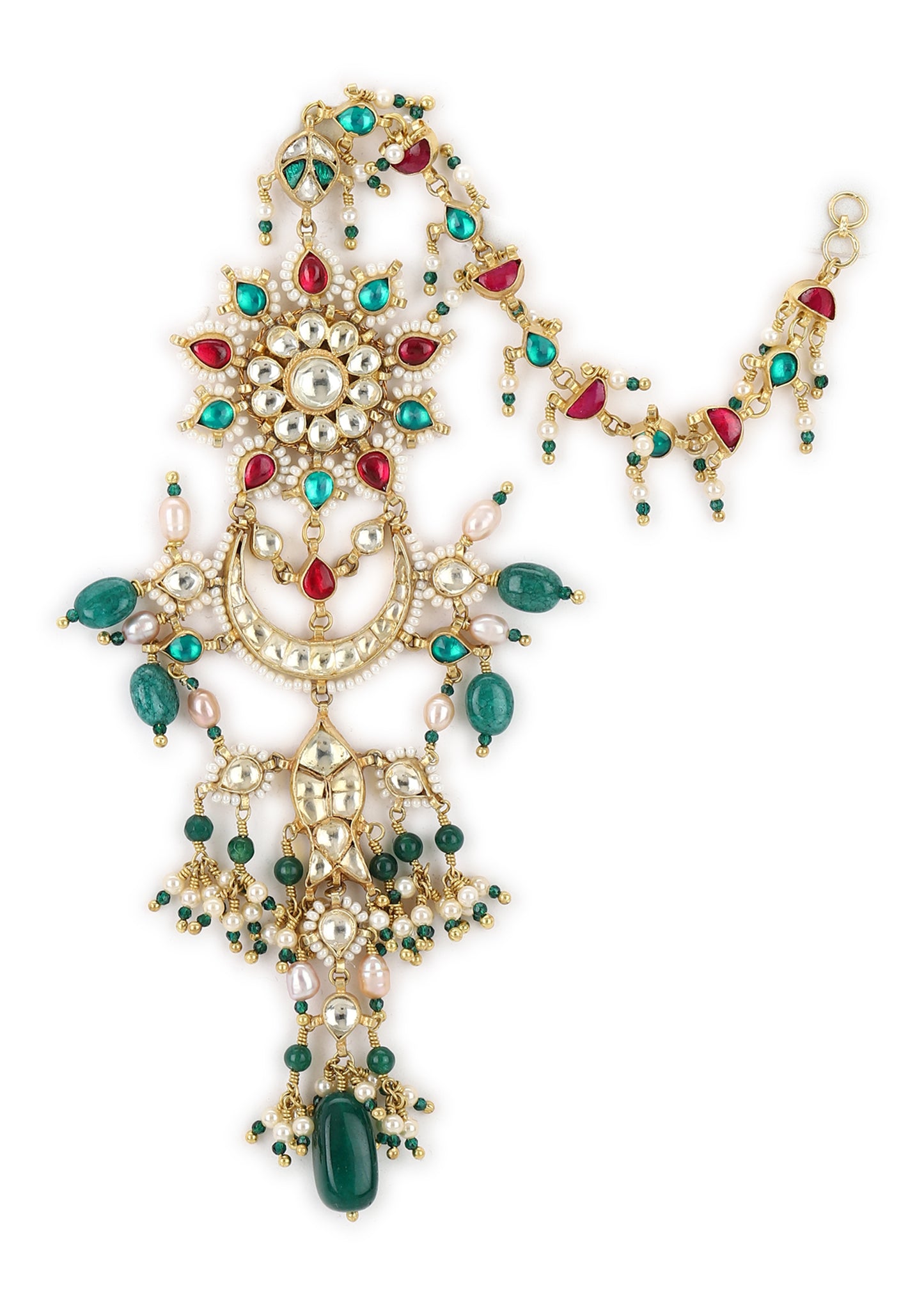 MACHHLI POLKI EARRINGS