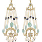 CHEED PASSA EARRINGS- SEA GREEN