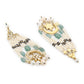 CHEED PASSA EARRINGS- SEA GREEN