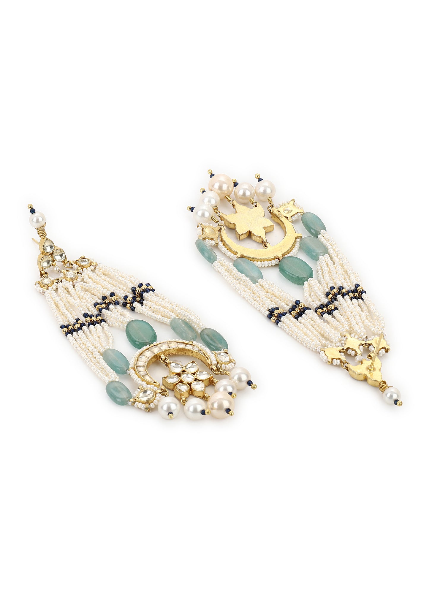 CHEED PASSA EARRINGS- SEA GREEN