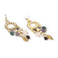 POLKI HOOP EARRINGS- MULTICOLOURED