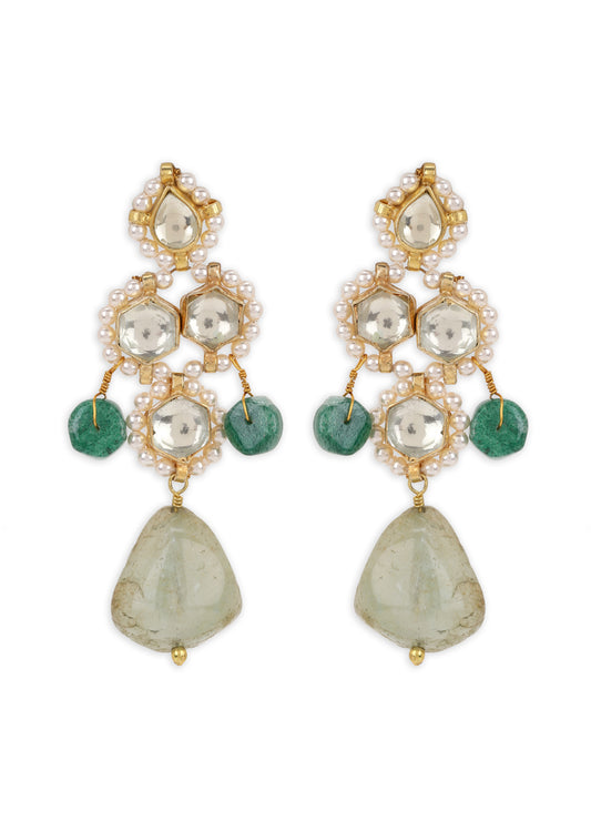 KOORM EARRINGS - GREEN