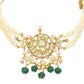 CHANDRANI CHOKER & EARRINGS - GREEN