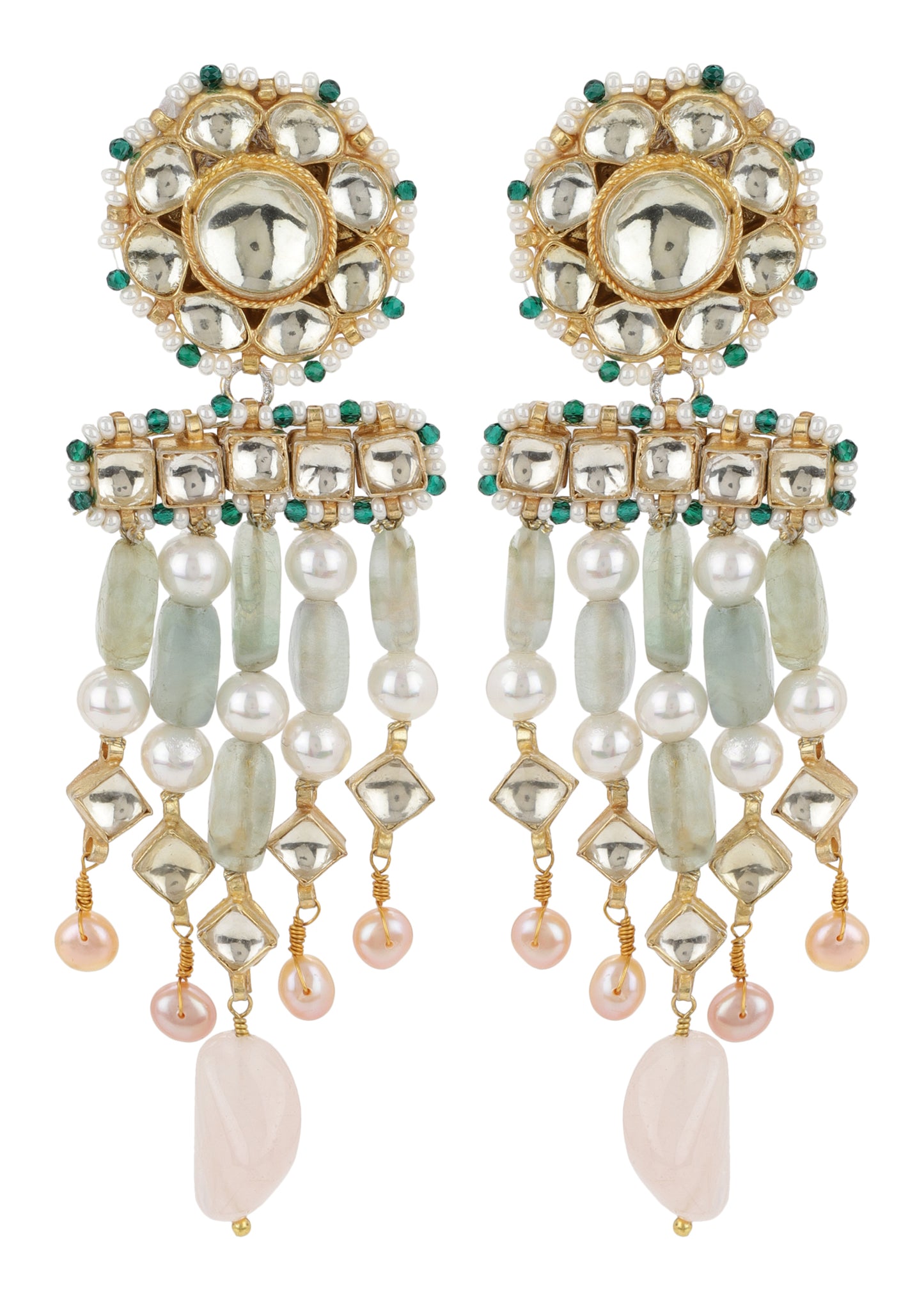 CHAUKI POLKI EARRINGS