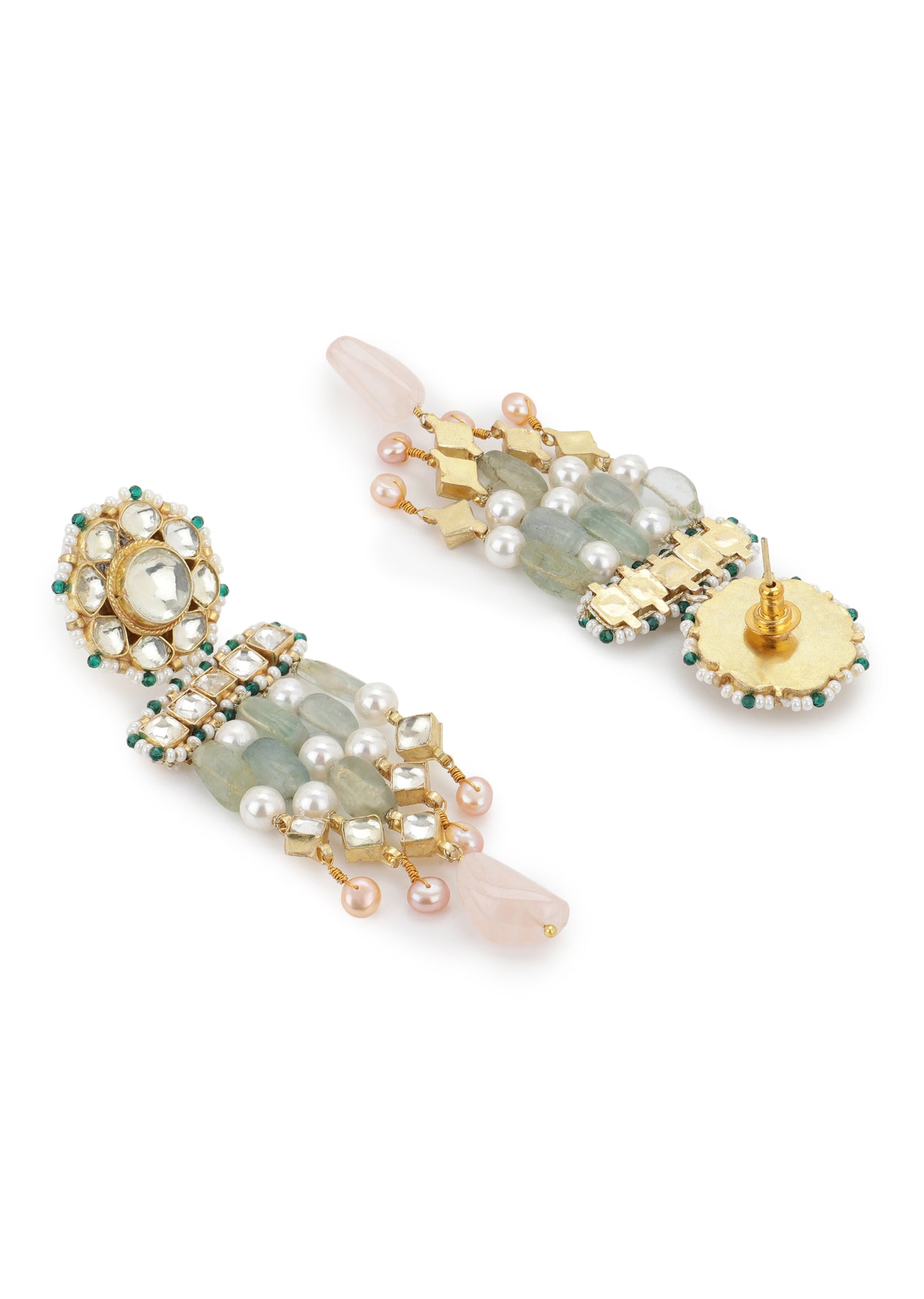 CHAUKI POLKI EARRINGS