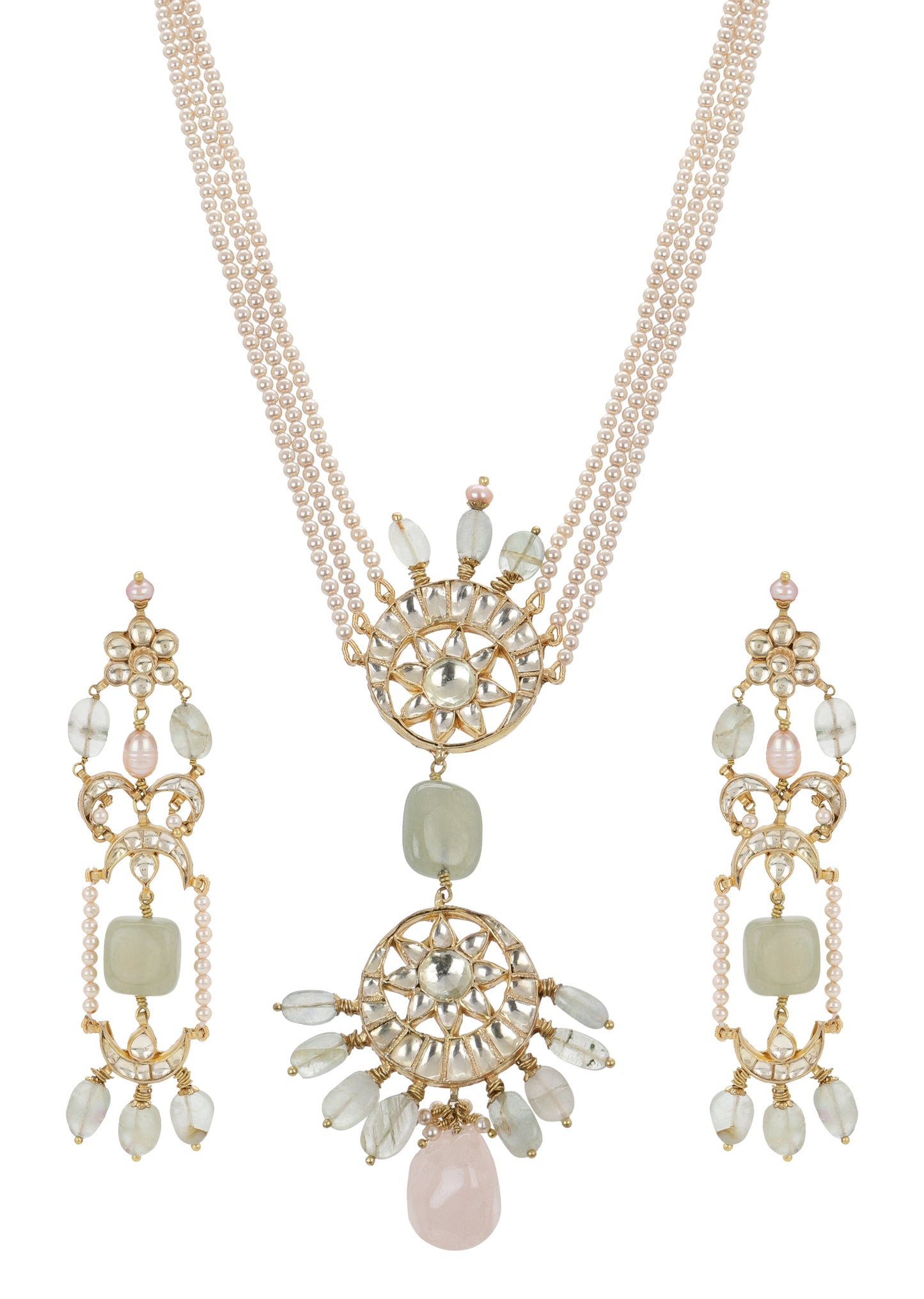 ARDH-TARA LONG NECKLACE WITH EARRINGS