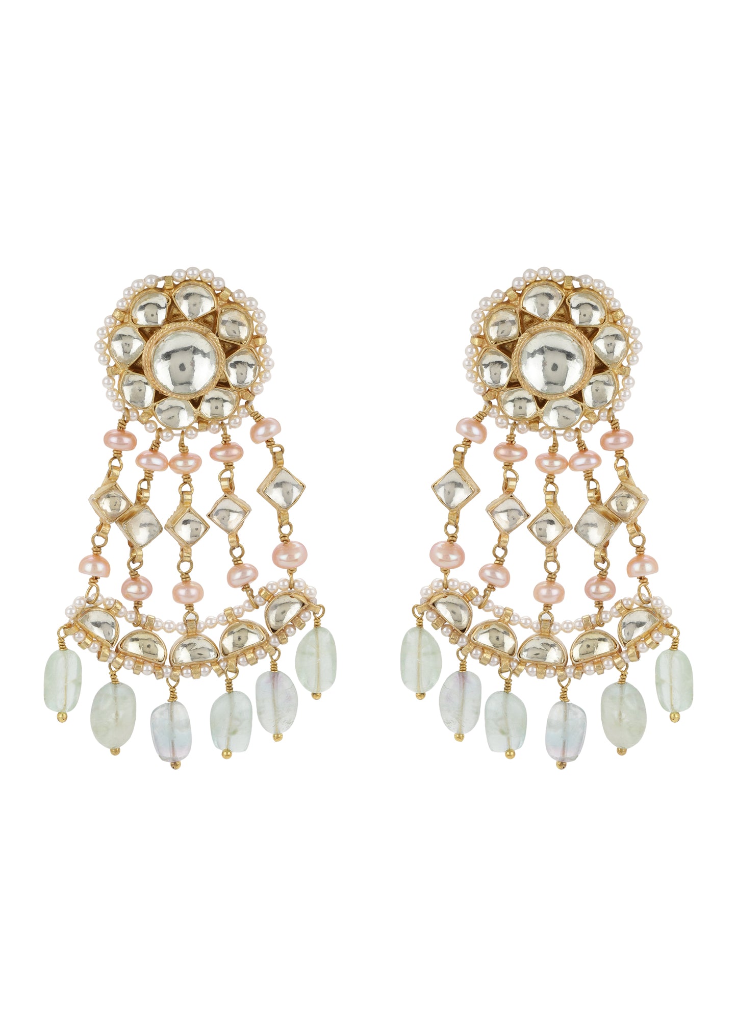 PUSHP PASSA EARRINGS- MINT GREEN