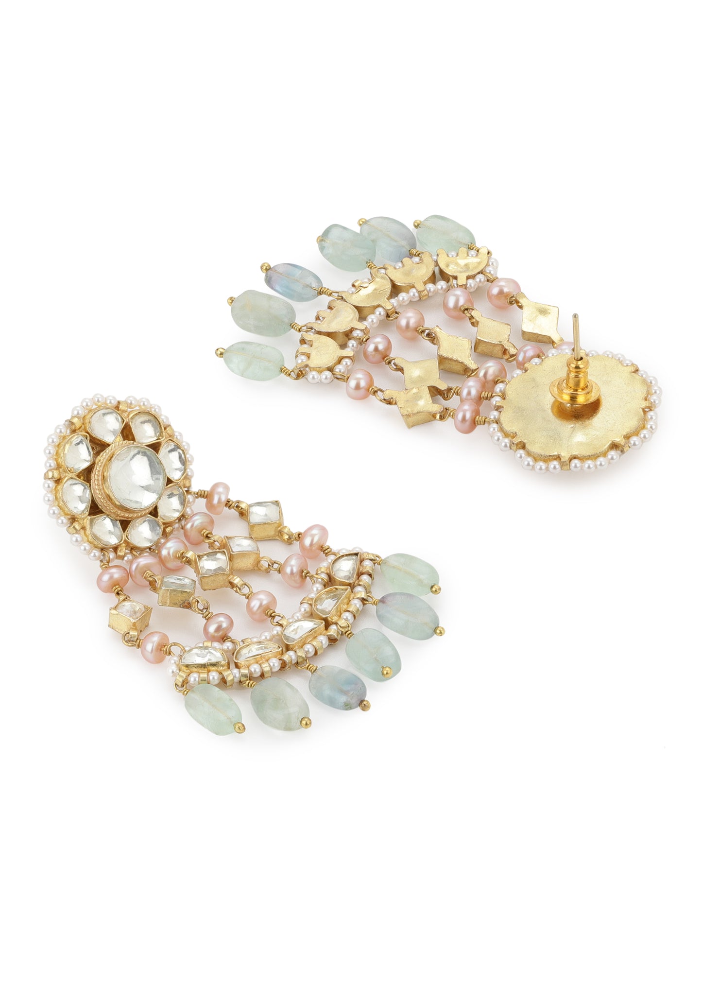 PUSHP PASSA EARRINGS- MINT GREEN