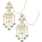 HONEYSUCKLE POLKI EARRINGS