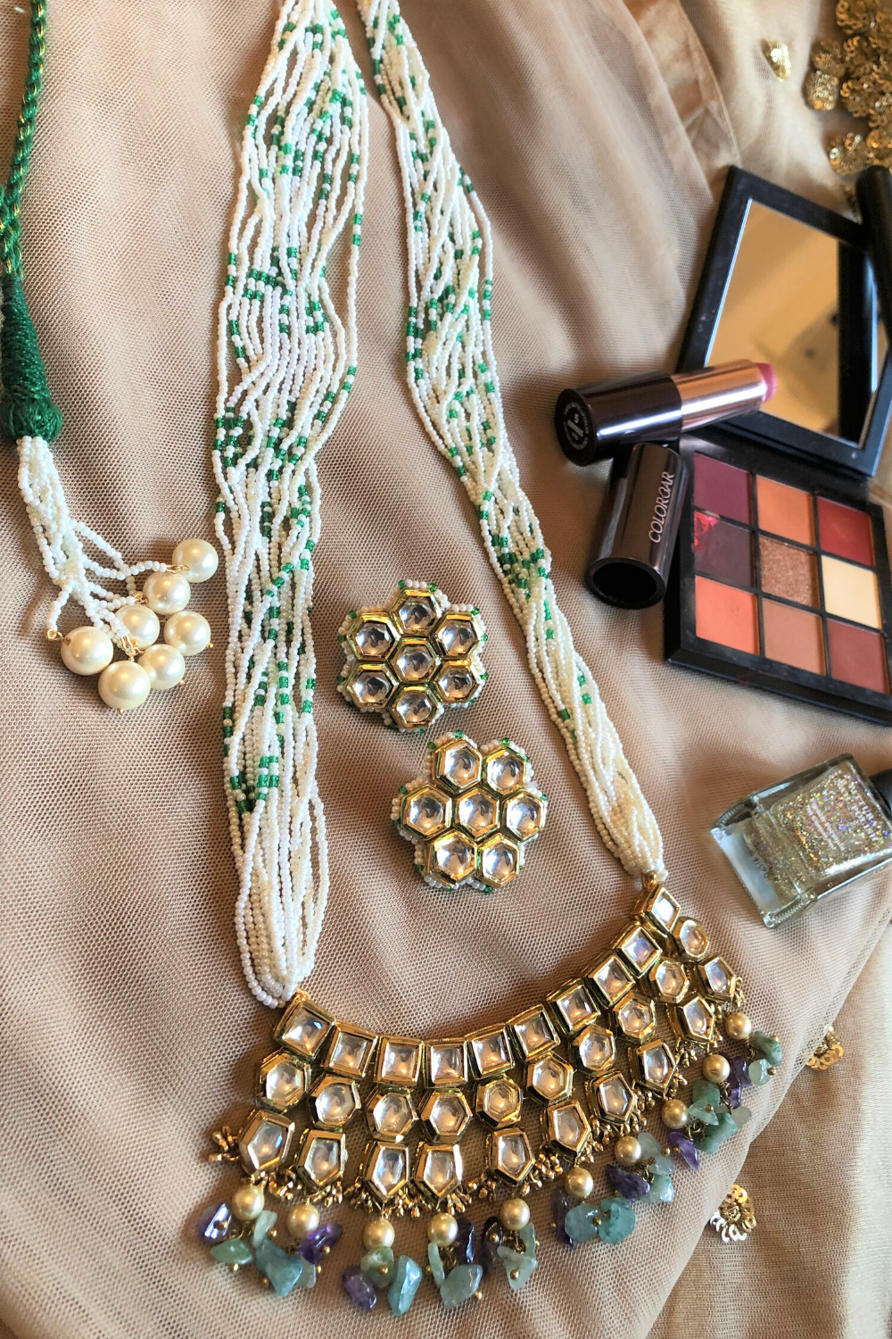 MOGRA KUNDANKARI NECKLACE