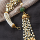 KUNDAN POLKI TASSEL BRACELET