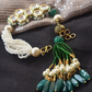 KASHTI TASSEL BRACELET- GREEN